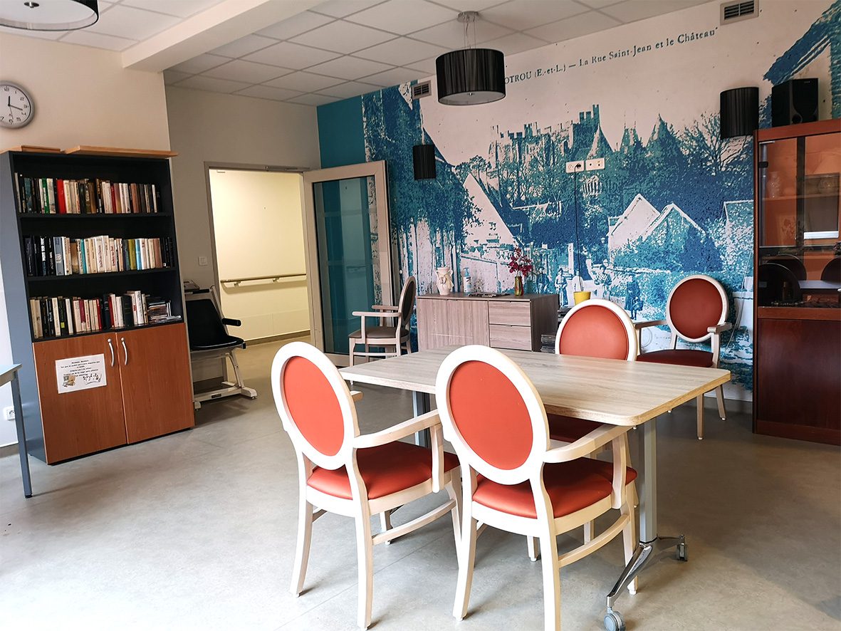 Ehpad côté Perche, petit salon famille