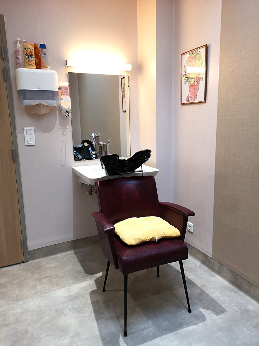 Ehpad, salon coiffure